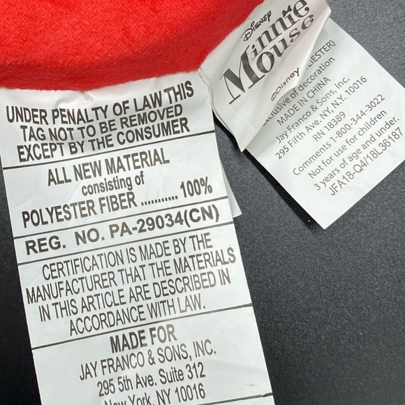 Mini mouse pillow for Baby. Color  red - Picture 4 of 4